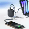 Ładowarka sieciowa Baseus EnerCore CJ11 45W z portem USB-C i ze zwijanym kablem USB-C - czarna